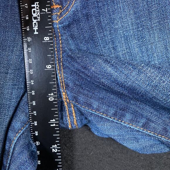 Ann Taylor LOFT Womens Jeans Blue Denim Mid Rise Slim Cropped Stretch 10P - Picture 7 of 11